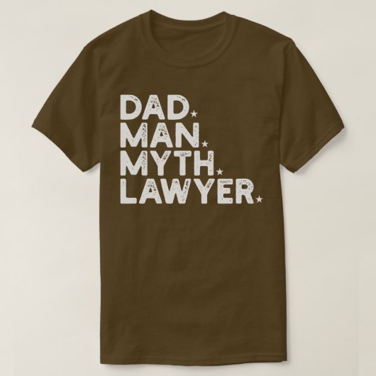 Advocaat vader vaders dag Vintage T-shirt (Design voorkant)