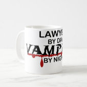 Advocaat Vampire bij nacht Koffiemok (Voorkant links)