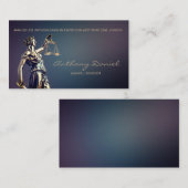 Advocaat van advocaat-generaal Solicitor Visitekaa Visitekaartje (Voorkant / Achterkant)