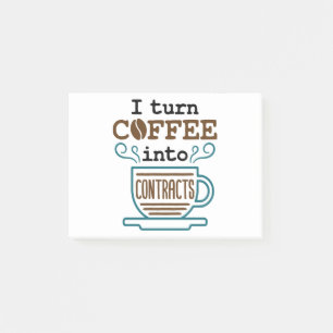 Advocaat van advocaat ik maak van koffie een contr post-it® notes