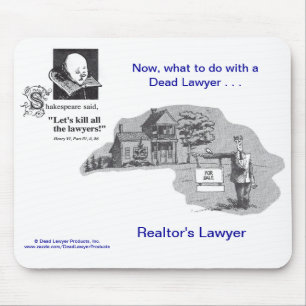Advocaat van advocaat™ Realtor Mousepad Muismat