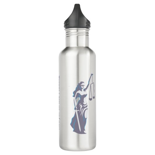 Advocaat van de Making Lady Justice (Silver) Waterfles (Links)