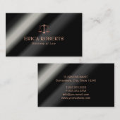 Advocaat van de procureur nam Gouden Schaal van Visitekaartje (Voorkant / Achterkant)