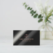 Advocaat van de procureur nam Gouden Schaal van Visitekaartje (Staand voorkant)