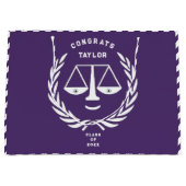 Advocaat van de rechtenfaculteit Afstuderen Groot Cadeauzakje (Voorkant)