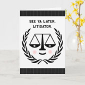 Advocaat van de rechtenfaculteit Afstuderen Kaart (Gele Bloem)