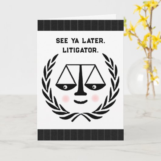 Advocaat van de rechtenfaculteit Afstuderen Kaart (Gele Bloem)