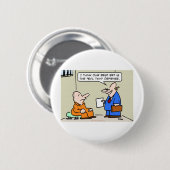 advocaat van de slechte tweeling ronde button 5,7 cm (Voorkant /achterkant)