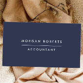 Advocaat van een moderne marineblauw visitekaartje