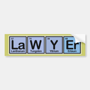 Advocaat van Elementen Bumpersticker