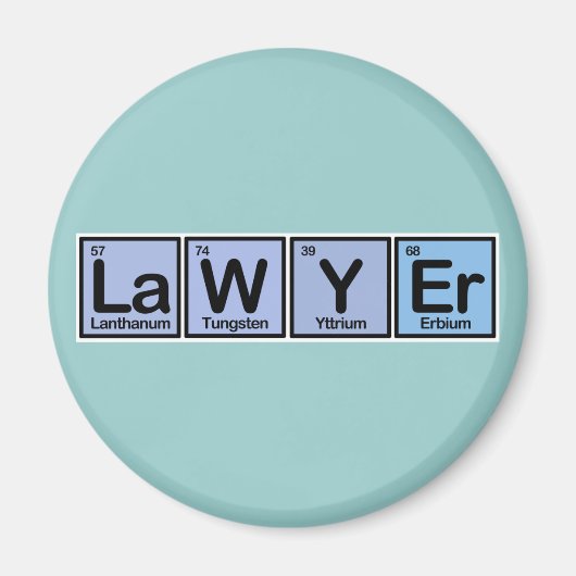 Advocaat van Elementen Magneet (Voorkant)