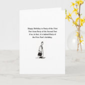 Advocaat Verjaardagskaart Kaart (Gele Bloem)