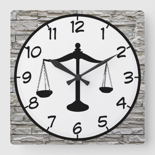 Advocaat Vierkante Klok (Voorkant)