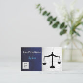 Advocaat Visitekaartje (Staand voorkant)