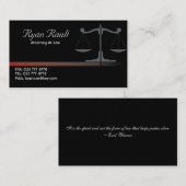 Advocaat Visitekaartje (Voorkant / Achterkant)