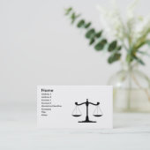 advocaat visitekaartje (Staand voorkant)