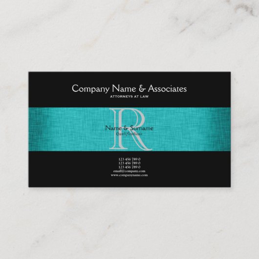 Advocaat Visitekaartje (Voorkant)