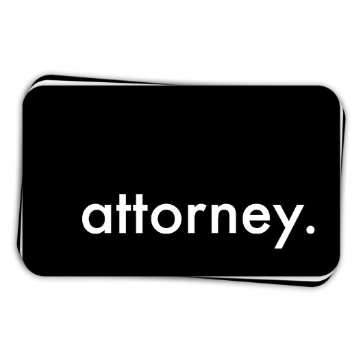 advocaat. visitekaartje