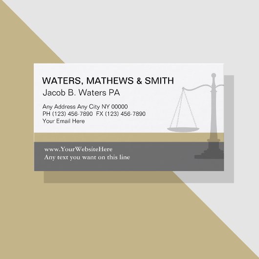 Advocaat Visitekaartjes Unique