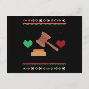 Advocaat voor de Ugly KerstSweater Briefkaart