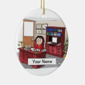 Advocaat - Vrouw Keramisch Ornament (Rechts)