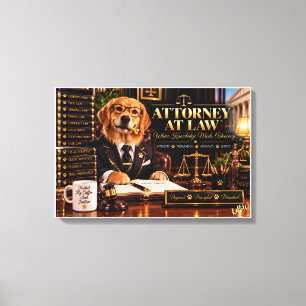 Advocaat Waar Kennis En Advocatuur Samenkomen Leuk Canvas Afdruk