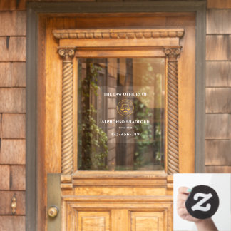 advocaat | Wet Kantoor White Raamsticker