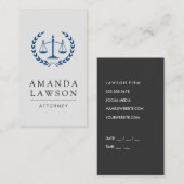 Advocaat Wetschaal Afsprakenkaartje (Voorkant / Achterkant)