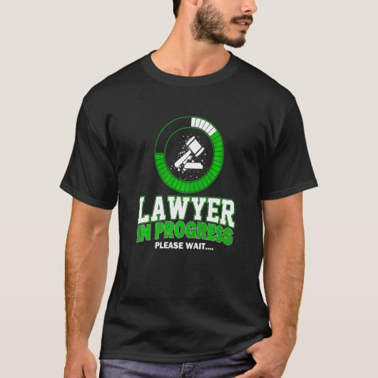 Advocaat wetstudente advocaat t-shirt (Voorkant)