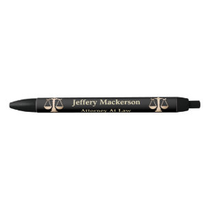 Advocaat Zwarte Inkt Pen