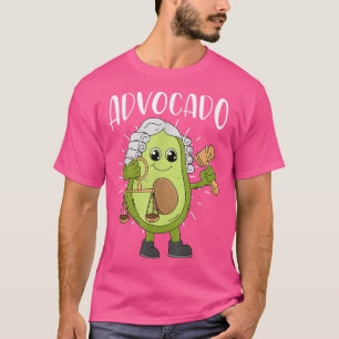 Advocado juristen docent t-shirt