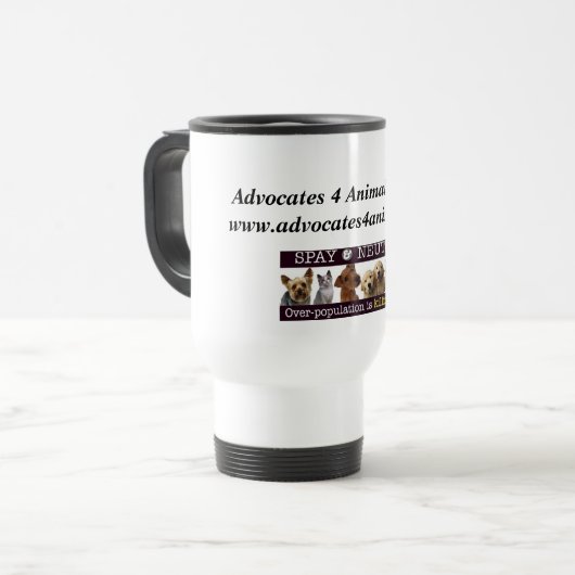 Advocate 4 dieren reismog reisbeker (Voorkant links)