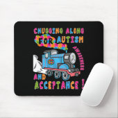 Advocate Acceptatietrain Puzzle Cool Autism Aware Muismat (Met muis)