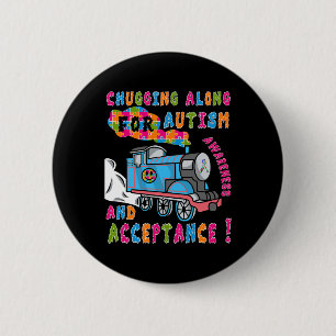 Advocate Acceptatietrain Puzzle Cool Autism Aware Ronde Button 5,7 Cm