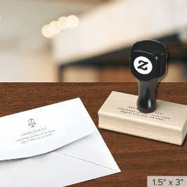 Advocate advocatenkantoor retouradres rubberstempel