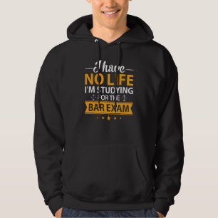 Advocate Afstuderen Bar Exam Law School Afstuderen Hoodie