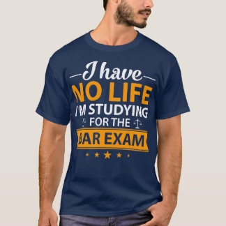 Advocate Afstuderen Bar Exam Law School Afstuderen T-shirt
