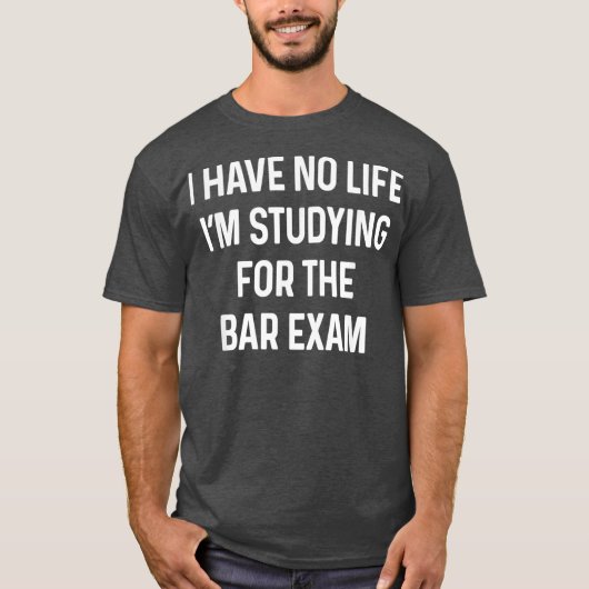Advocate Afstuderen Gift Bar T-shirt (Voorkant)