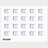 Advocate ALS Awareness Ronde Sticker (Vel)