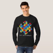 Advocate Autism Awareness accepteren T-shirt (Voorkant volledig)