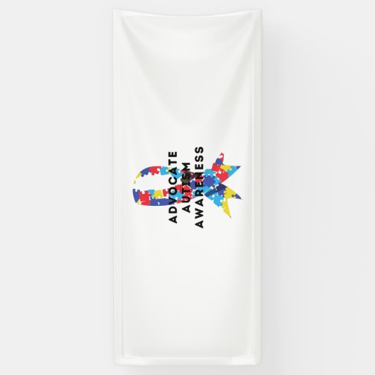 Advocate Autism awareness Spandoek (Verticaal)