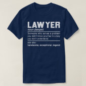 Advocate Barris, advocaat T-shirt (Design voorkant)