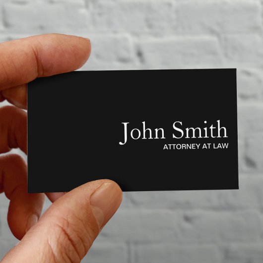 Advocate Black QR Code Attorney Visitekaartje
