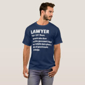 Advocate - definitie Funny Law School Student Gift T-shirt (Voorkant volledig)