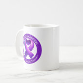 Advocate. Educate. Empower.| Epilepsy Awareness Koffiemok (Voorkant links)