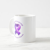 Advocate. Educate. Empower.| Epilepsy Awareness Koffiemok (Voorkant links)