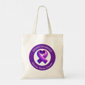 Advocate. Educate. Empower.| Epilepsy Awareness Tote Bag (Achterkant)