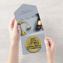 Advocate en felicitatiekaart