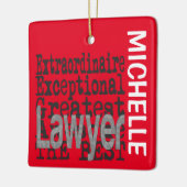 Advocate Extraordinaire CUSTOM Keramisch Ornament (Links)