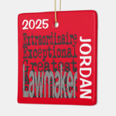 Advocate Extraordinaire Keramisch Ornament (Links)